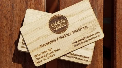 woodworking business cards